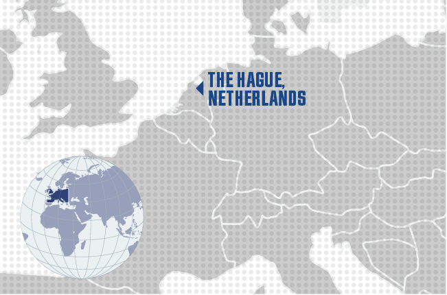 The Hague, Netherlands, map